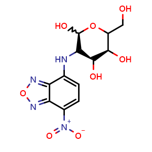 Chemical structure of 2-NBDG , CAS 186689-07-6, AChemBlock X203381