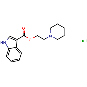 Chemical structure of SB 203186 hydrochloride , CAS 207572-69-8, AChemBlock X203391