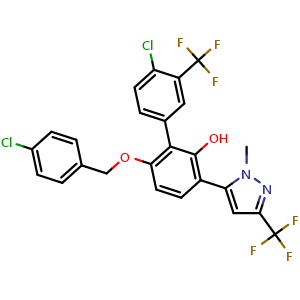 Chemical structure of MYCi975 , CAS 2289691-01-4, AChemBlock X203407