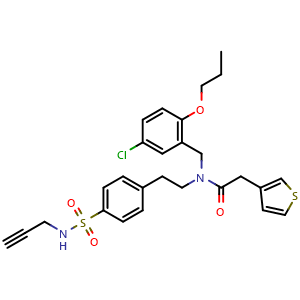 Chemical structure of YQ128 , CAS 2454246-18-3, AChemBlock X203413