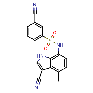 Chemical structure of E7820 , CAS 289483-69-8, AChemBlock X203414