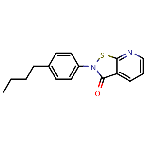 2-(4-butylphenyl)isothiazolo[5,4-b]pyridin-3(2H)-one