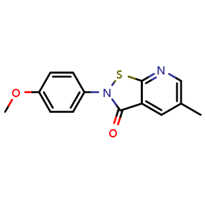 2-(4-methoxyphenyl)-5-methylisothiazolo[5,4-b]pyridin-3(2H)-one