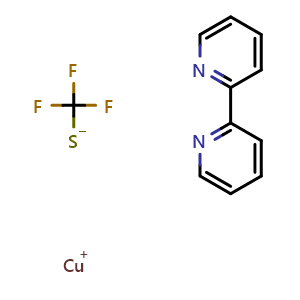 cuprous;2-(2-pyridyl)pyridine;trifluoromethanethiolate