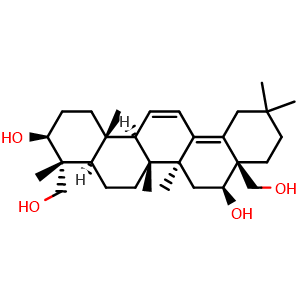 Chemical structure of Saikogenin A , CAS 5092-09-1, AChemBlock X203470