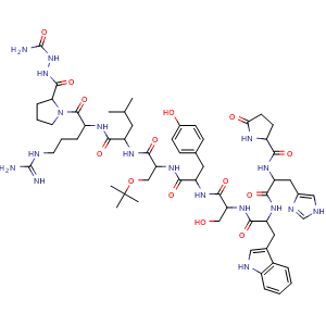 Chemical structure of Goserelin , CAS 65807-02-5, AChemBlock X203519