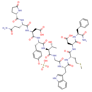 Chemical structure of Caerulein , CAS 17650-98-5, AChemBlock X203525