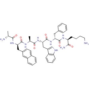 Chemical structure of Pralmorelin , CAS 158861-67-7, AChemBlock X203536
