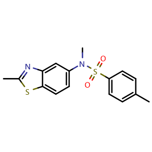 N,4-dimethyl-N-(2-methylbenzo[d]thiazol-5-yl)benzenesulfonamide