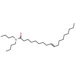 Chemical structure of N,N-Dibutyl-9-octadecenamide , CAS 56630-41-2, AChemBlock X203599