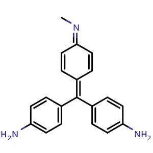 Chemical structure of Pigment Violet 3 , CAS 1325-82-2, AChemBlock X203680