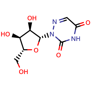 Chemical structure of 6-Azauridine , CAS 54-25-1, AChemBlock X203686