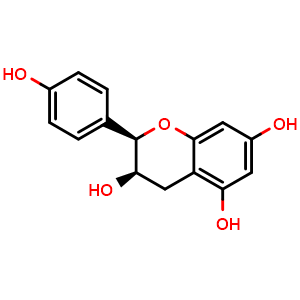 Chemical structure of (-)-Epiafzelechin , CAS 24808-04-6, AChemBlock X203692