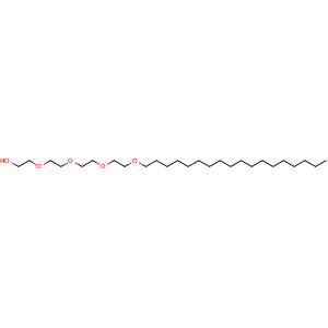 Chemical structure of C18E4 , CAS 59970-10-4, AChemBlock X203733