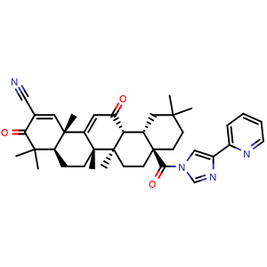 Chemical structure of CDDO-2-P-Im , CAS 1883650-96-1, AChemBlock X203740
