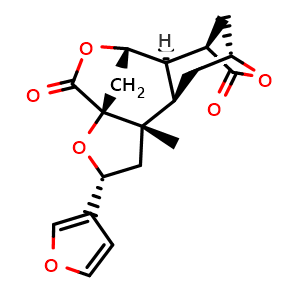Chemical structure of Diosbulbin B , CAS 20086-06-0, AChemBlock X203750