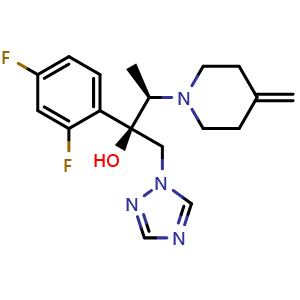 Chemical structure of Efinaconazole , CAS 164650-44-6, AChemBlock X203752