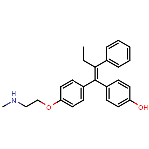 Chemical structure of Endoxifen , CAS 112093-28-4, AChemBlock X203753