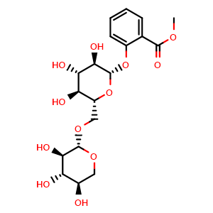 Chemical structure of Gaultherin , CAS 490-67-5, AChemBlock X203761
