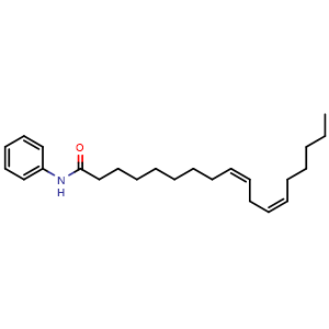 Chemical structure of linoleylanilide , CAS 19878-10-5, AChemBlock X203785