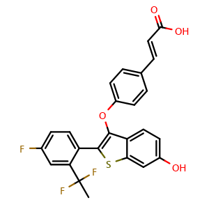 Chemical structure of LSZ-102 , CAS 2135600-76-7, AChemBlock X203786