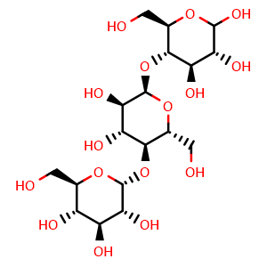 Chemical structure of maltotriose , CAS 1109-28-0, AChemBlock X203791