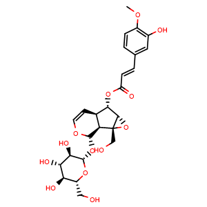 Chemical structure of minecoside , CAS 51005-44-8, AChemBlock X203793