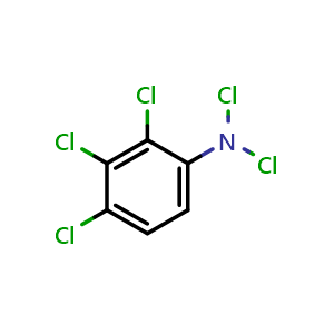 Chemical structure of Pentachloroaniline , CAS 527-20-8, AChemBlock X203806