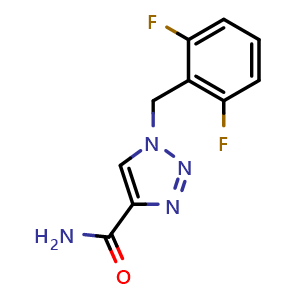 Chemical structure of Rufinamide , CAS 106308-44-5, AChemBlock X203815