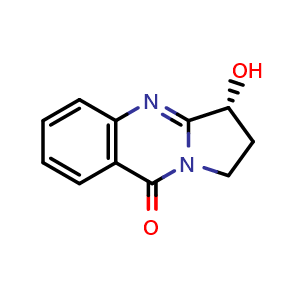 Chemical structure of Vasicinone , CAS 486-64-6, AChemBlock X203842