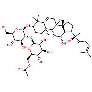 Chemical structure of Ginsenoside Rs3 , CAS 194861-70-6, AChemBlock X203893
