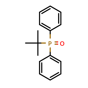 Chemical structure of (1,1-Dimethylethyl)diphenylphosphine oxide , CAS 56598-35-7, AChemBlock X203914
