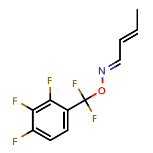 (1E,2E)-N-[(Pentafluorobenzyl)oxy]-2-buten-1-imine