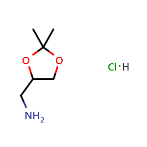 (2,2-dimethyl-1,3-dioxolan-4-yl)methanamine hydrochloride