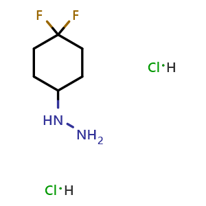 (4,4-difluorocyclohexyl)hydrazine dihydrochloride