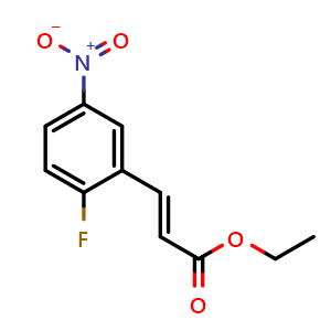 (E)-Ethyl 3-(2-Fluoro-5-Nitrophenyl)Acrylate