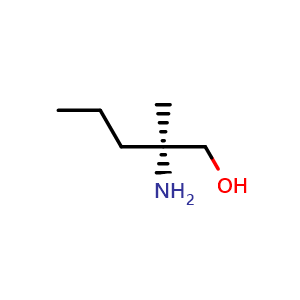 Chemical structure of (S)-2-amino-2-methylpentan-1-ol , CAS 440125-94-0, AChemBlock X204369