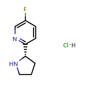 (S)-5-fluoro-2-(pyrrolidin-2-yl)pyridine hydrochloride