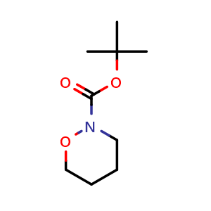 Chemical structure of [1,2]Oxazinane-2-Carboxylic acid Tert-Butyl Ester , CAS 664364-75-4, AChemBlock X204442