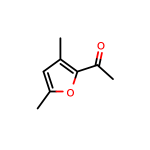 Chemical structure of 1-(3,5-Dimethylfuran-2-yl)ethanone , CAS 22940-86-9, AChemBlock X204536