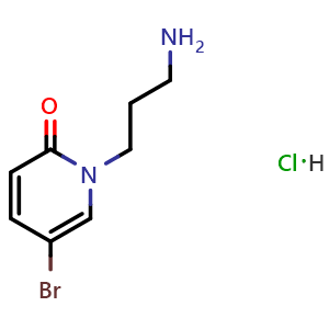 1-(3-aminopropyl)-5-bromopyridin-2(1H)-one hydrochloride