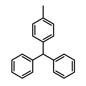 Chemical structure of 1-(Diphenylmethyl)-4-methylbenzene , CAS 603-37-2, AChemBlock X204625