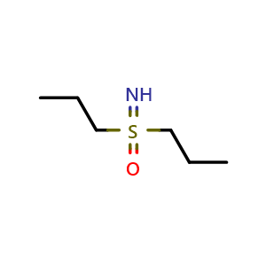 Chemical structure of 1-(propylsulfonimidoyl)propane , CAS 41286-33-3, AChemBlock X204633