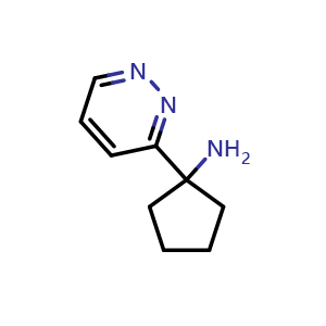 1-(pyridazin-3-yl)cyclopentan-1-amine