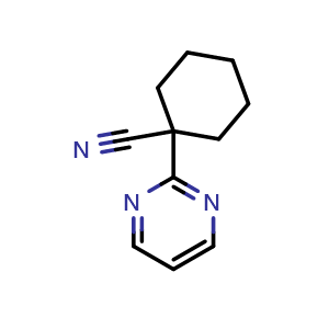 1-(pyrimidin-2-yl)cyclohexane-1-carbonitrile