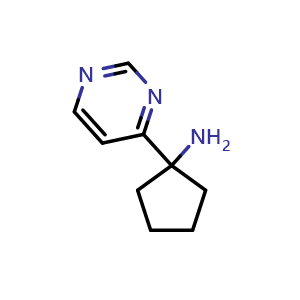 1-(pyrimidin-4-yl)cyclopentan-1-amine
