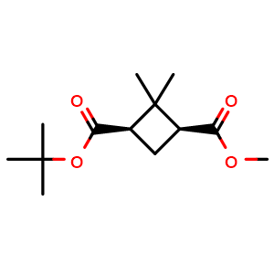 1-(tert-butyl) 3-methyl (1R,3S)-2,2-dimethylcyclobutane-1,3-dicarboxylate