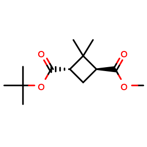 1-(tert-butyl) 3-methyl (1S,3S)-2,2-dimethylcyclobutane-1,3-dicarboxylate