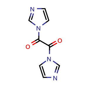Chemical structure of 1,1'-Oxalyldiimidazole , CAS 18637-83-7, AChemBlock X204706