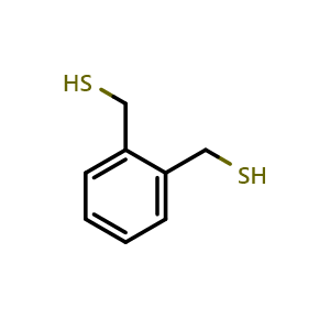 Chemical structure of 1,2-Benzenedimethanethiol , CAS 2388-68-3, AChemBlock X204719